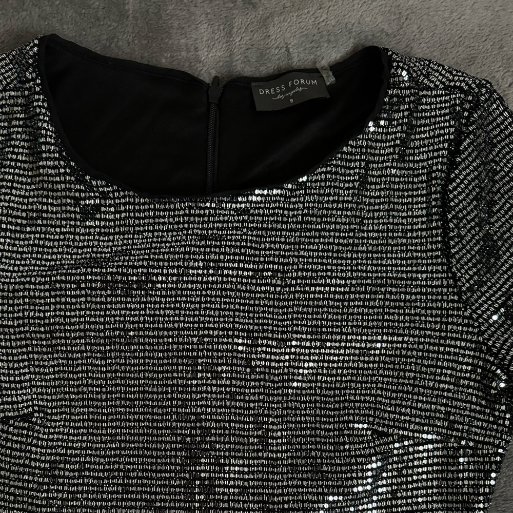 Silver Sequins Dress - Picture 2 of 2